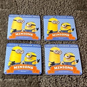 *6 for $10!* Lot of 4 Universal Studios Japan Minions Stickers Despicable Me